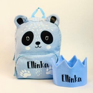 Detský box Panda, svetlomodrá