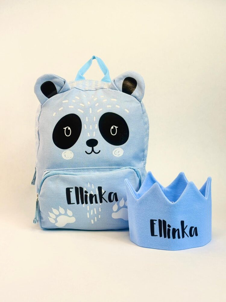 Detský box Panda, svetlomodrá